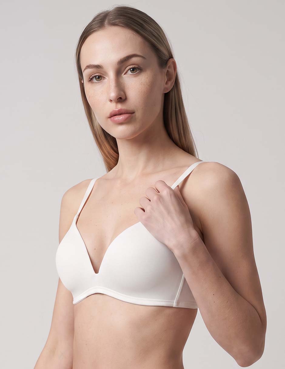 Brassiere triangle copa preformada para mujer Brassiere triangle copa preformada para mujer