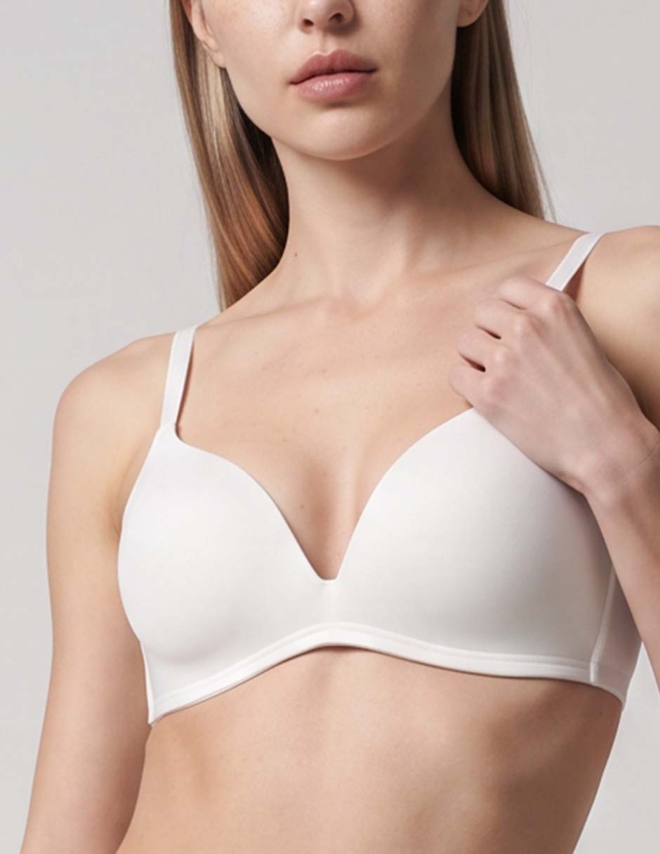 Brassiere triangle copa preformada para mujer 3