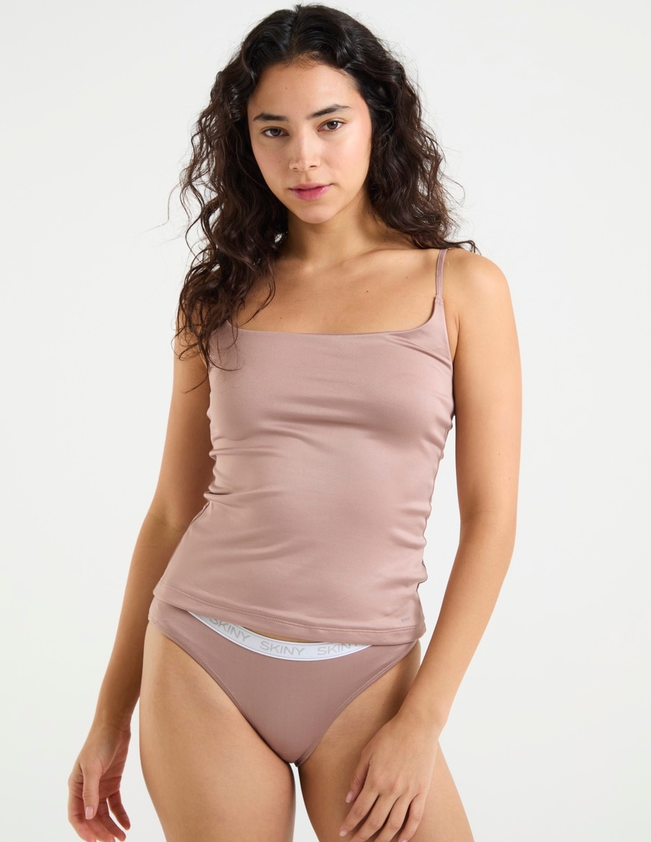 Camiseta cuello redondo medio de nylon Camiseta cuello redondo medio de nylon