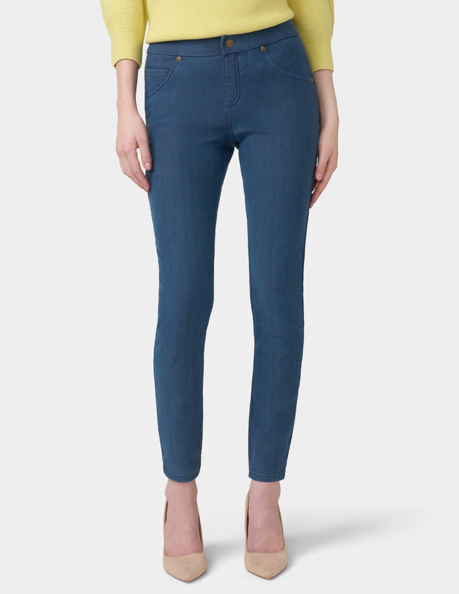 Legging a la cintura con botón para mujer Legging a la cintura con botón para mujer