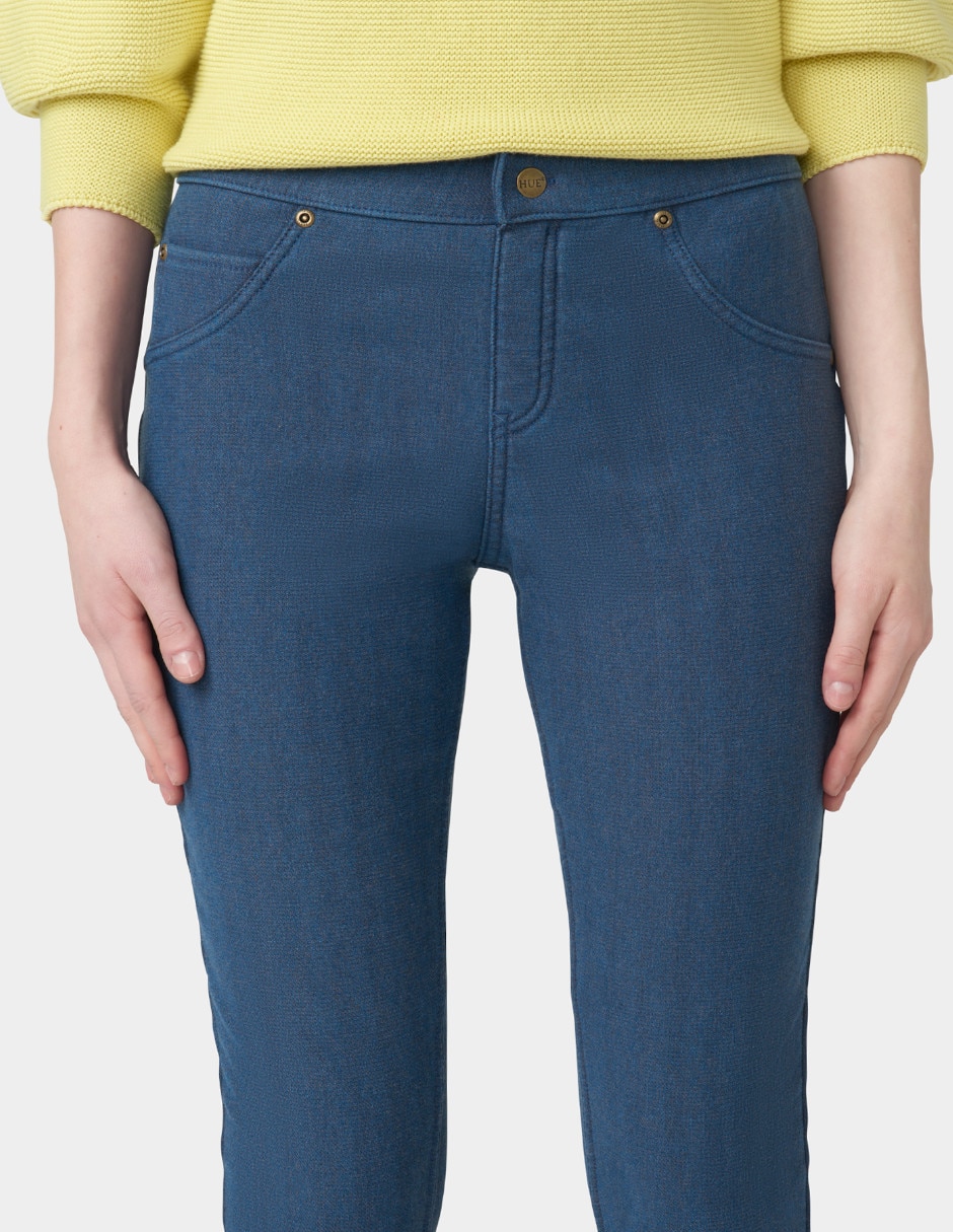 Legging a la cintura con botón para mujer