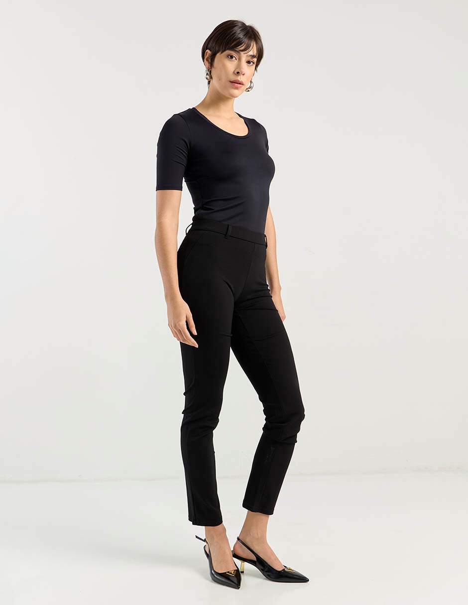 Legging a la cintura con elástico para mujer