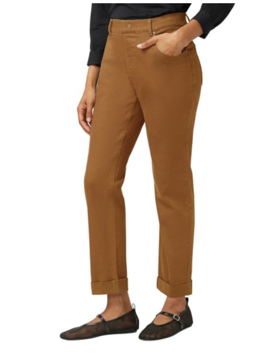 Legging a la cintura con botón para mujer