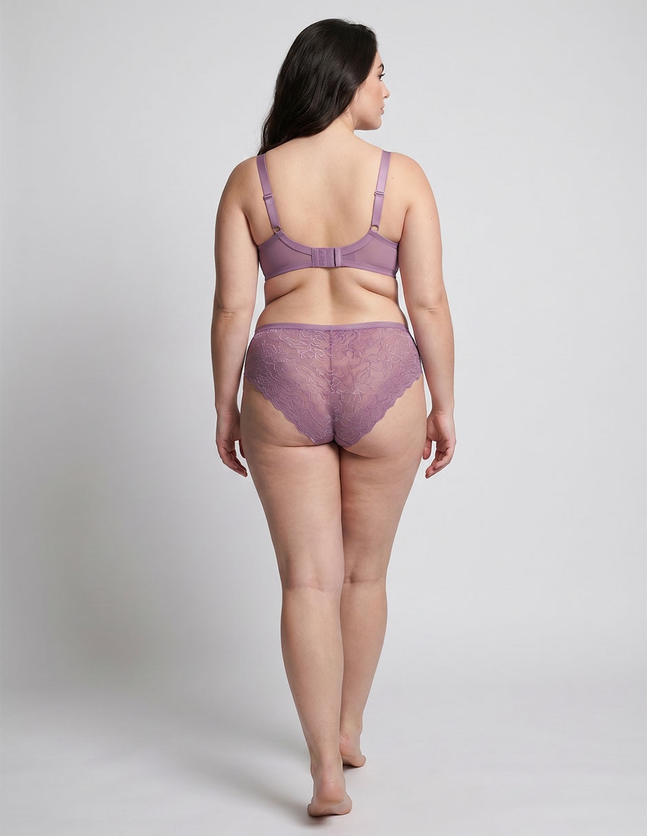 Brassiere demi con copa para mujer 2