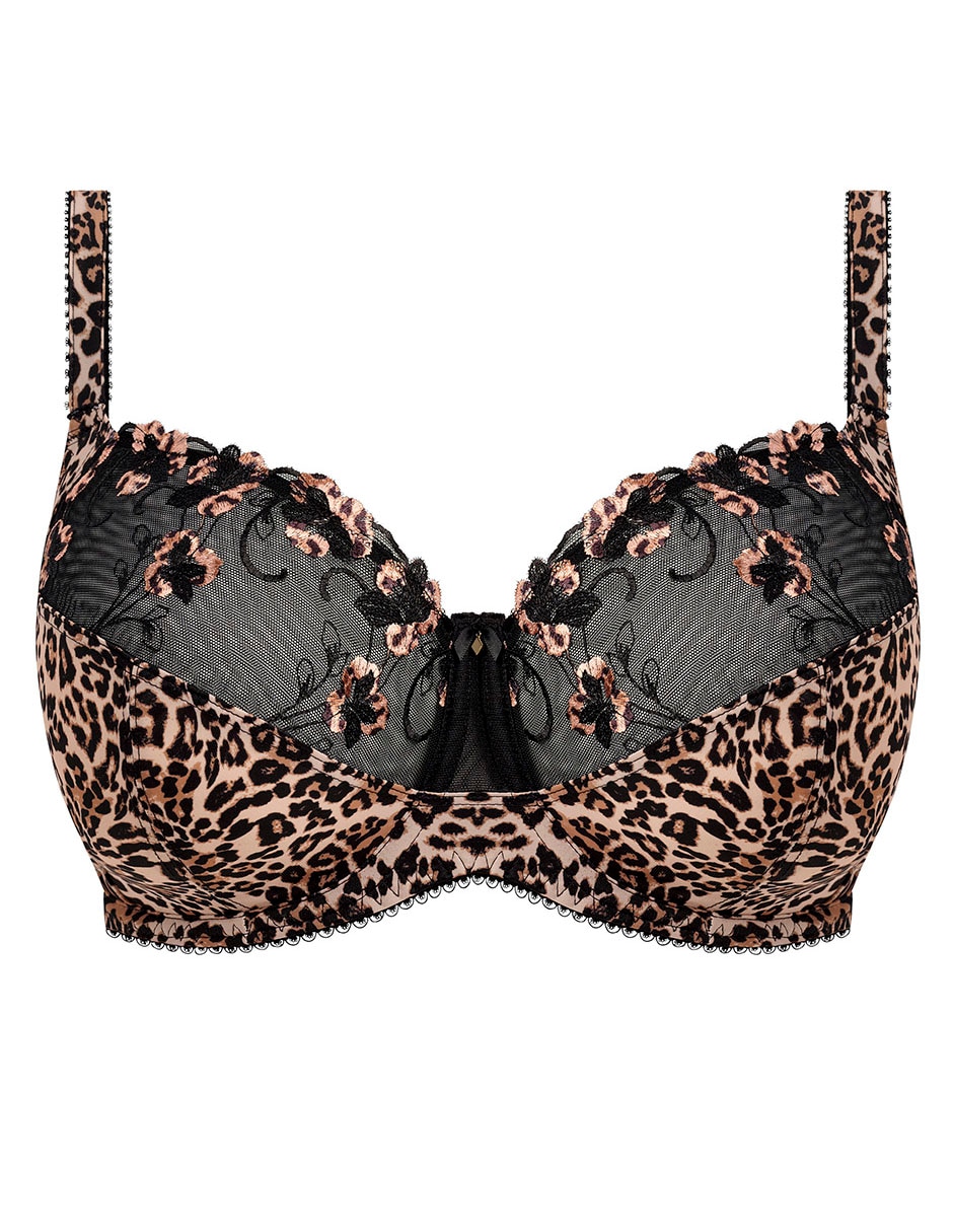 Brassiere demi con copa para mujer 3