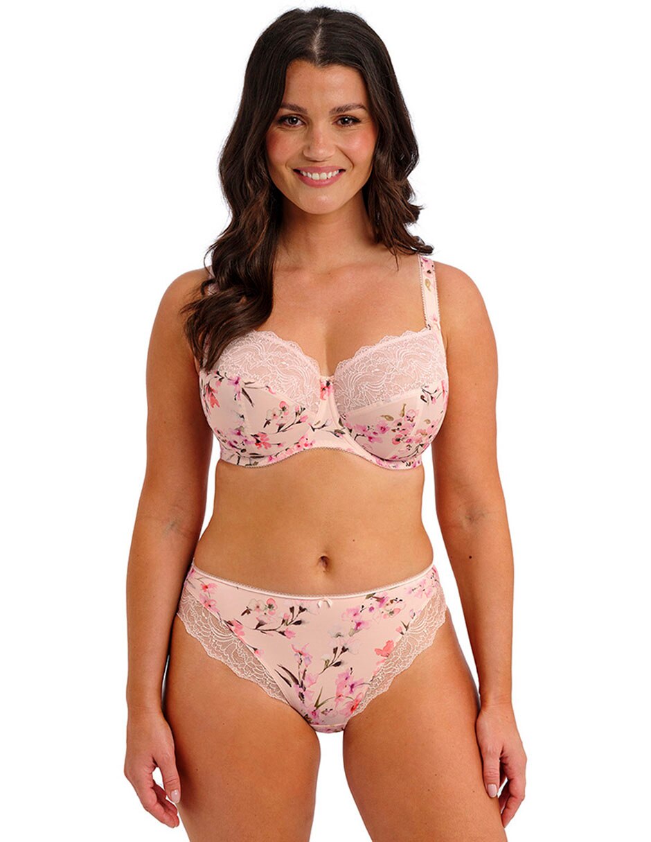 Brassiere demi fantasie con copa para mujer
