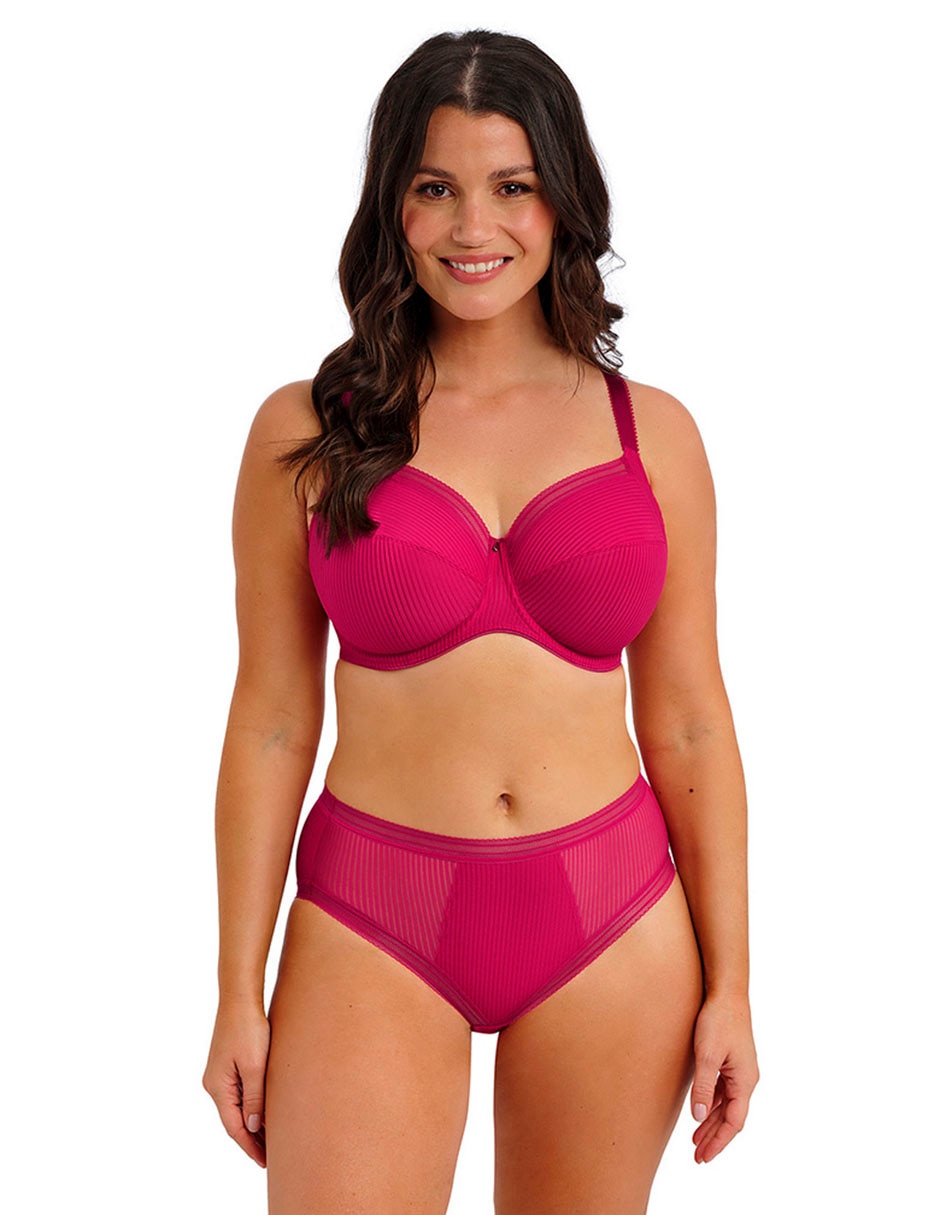 Brassiere demi fantasie con copa para mujer