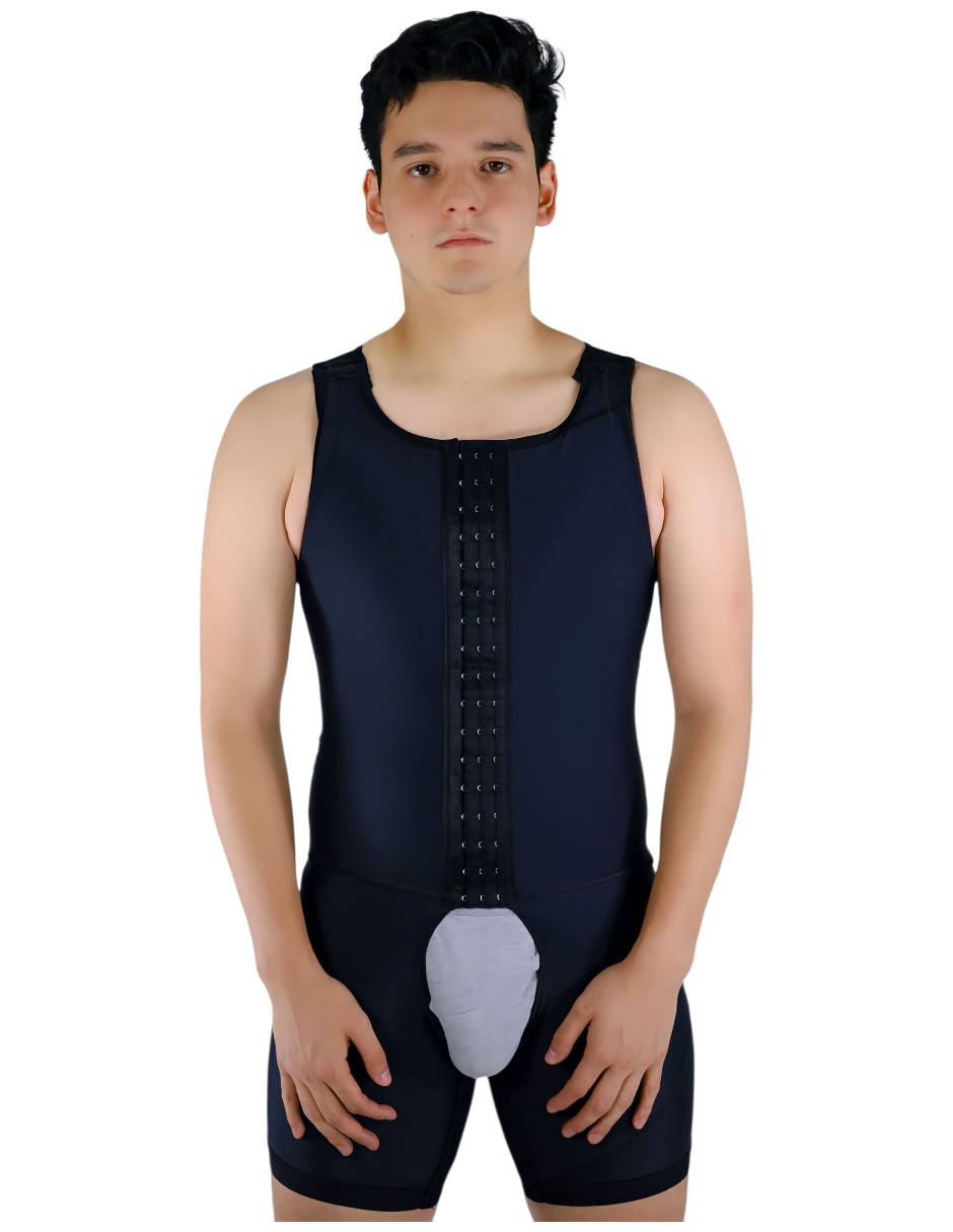 Faja postoperatoria con compresión media para hombre