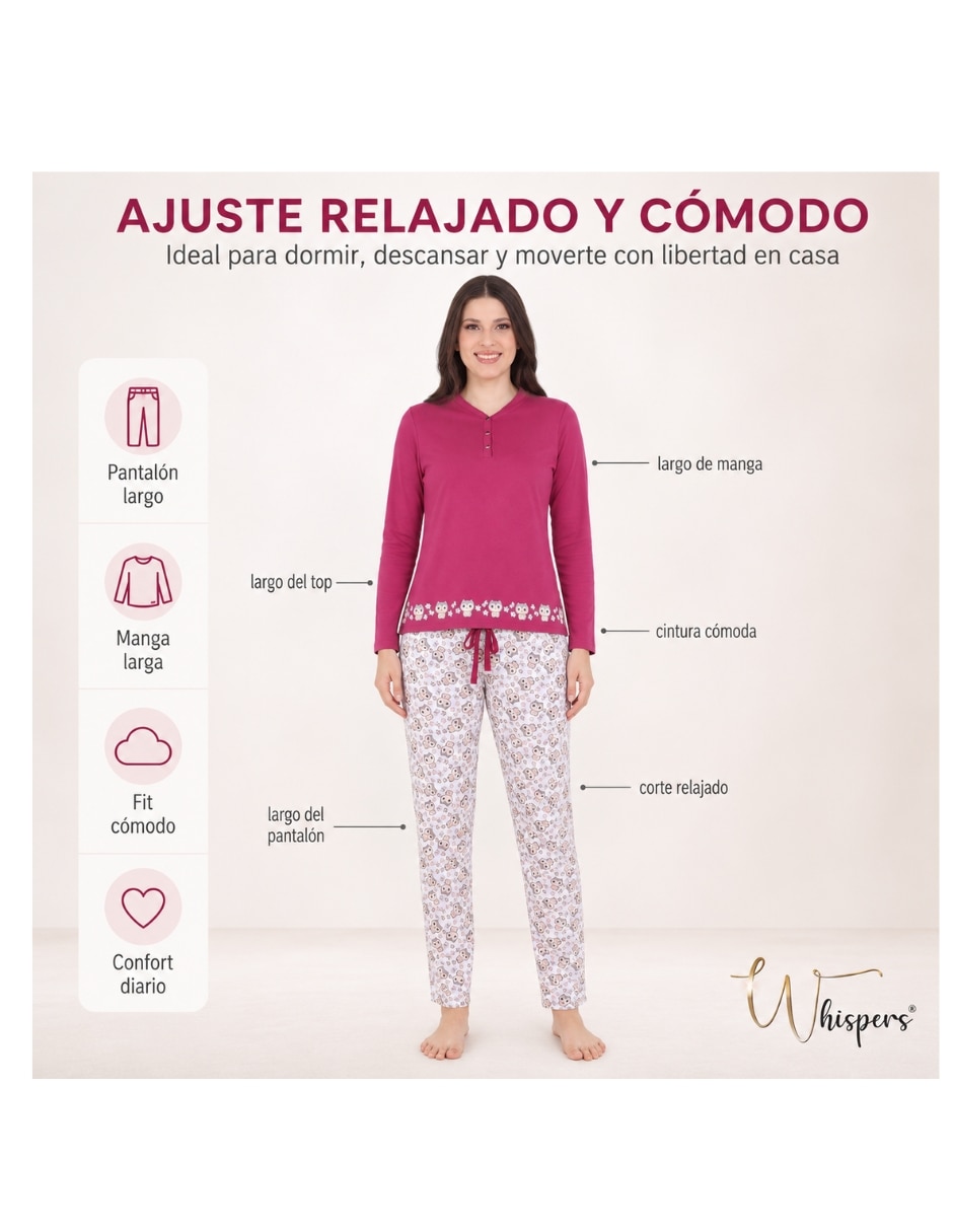 Conjunto pijama Whispers para mujer