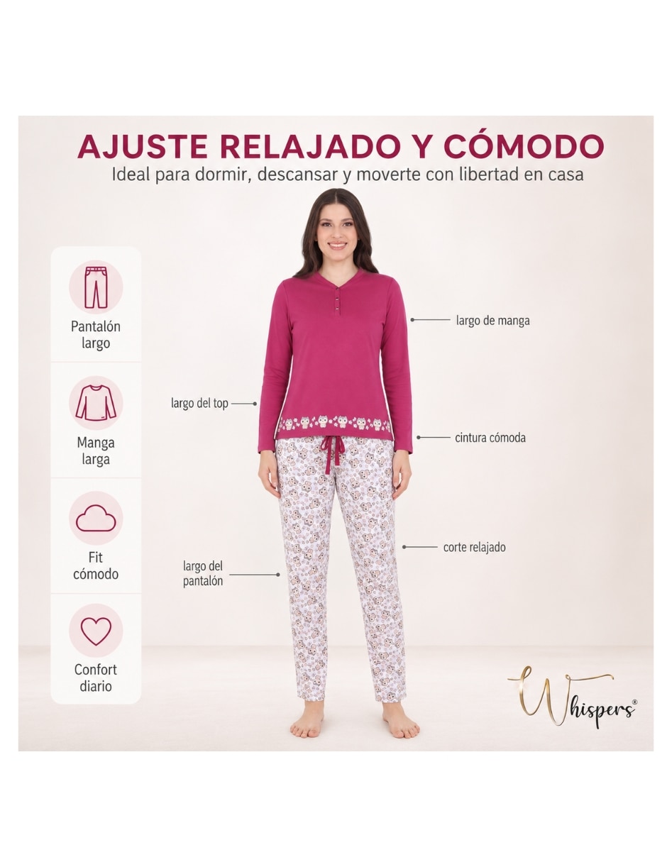 Conjunto pijama Whispers para mujer