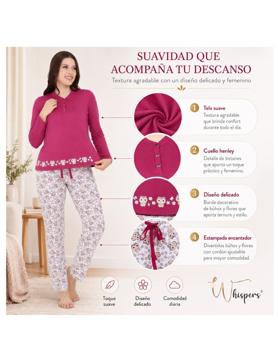 Conjunto pijama Whispers para mujer