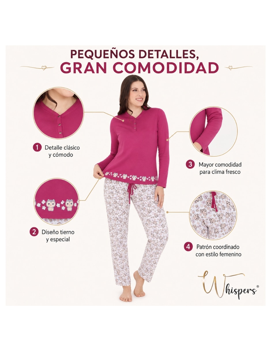 Conjunto pijama Whispers para mujer