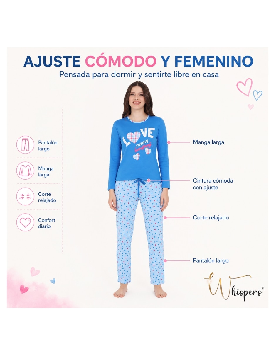 Conjunto pijama Whispers para mujer
