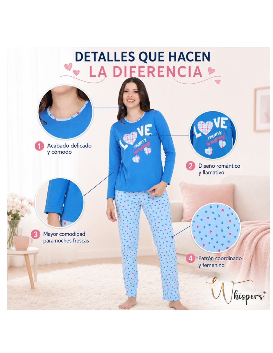 Conjunto pijama Whispers para mujer