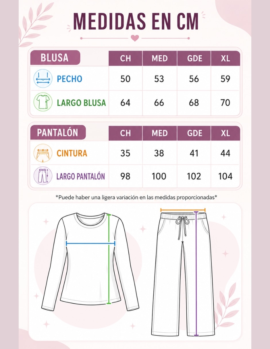 Conjunto pijama whispers para mujer
