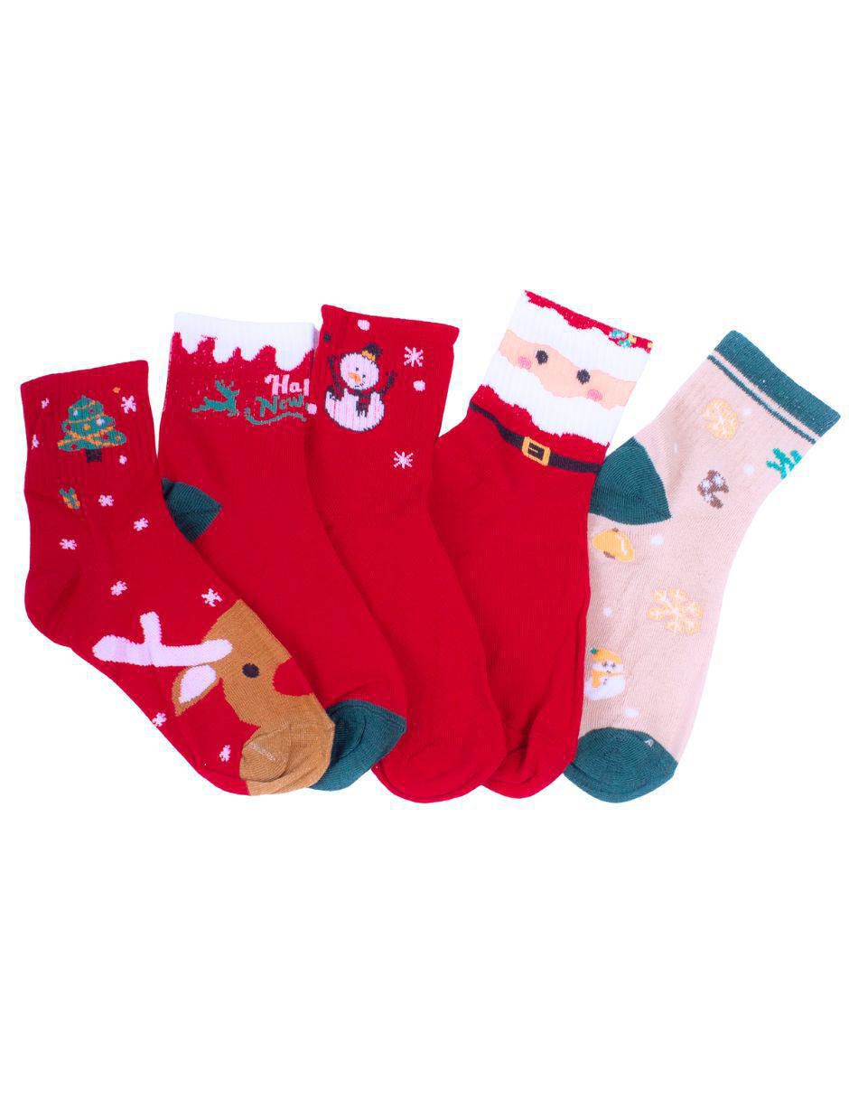 Calcetín de algodón para mujer 5 pares 4