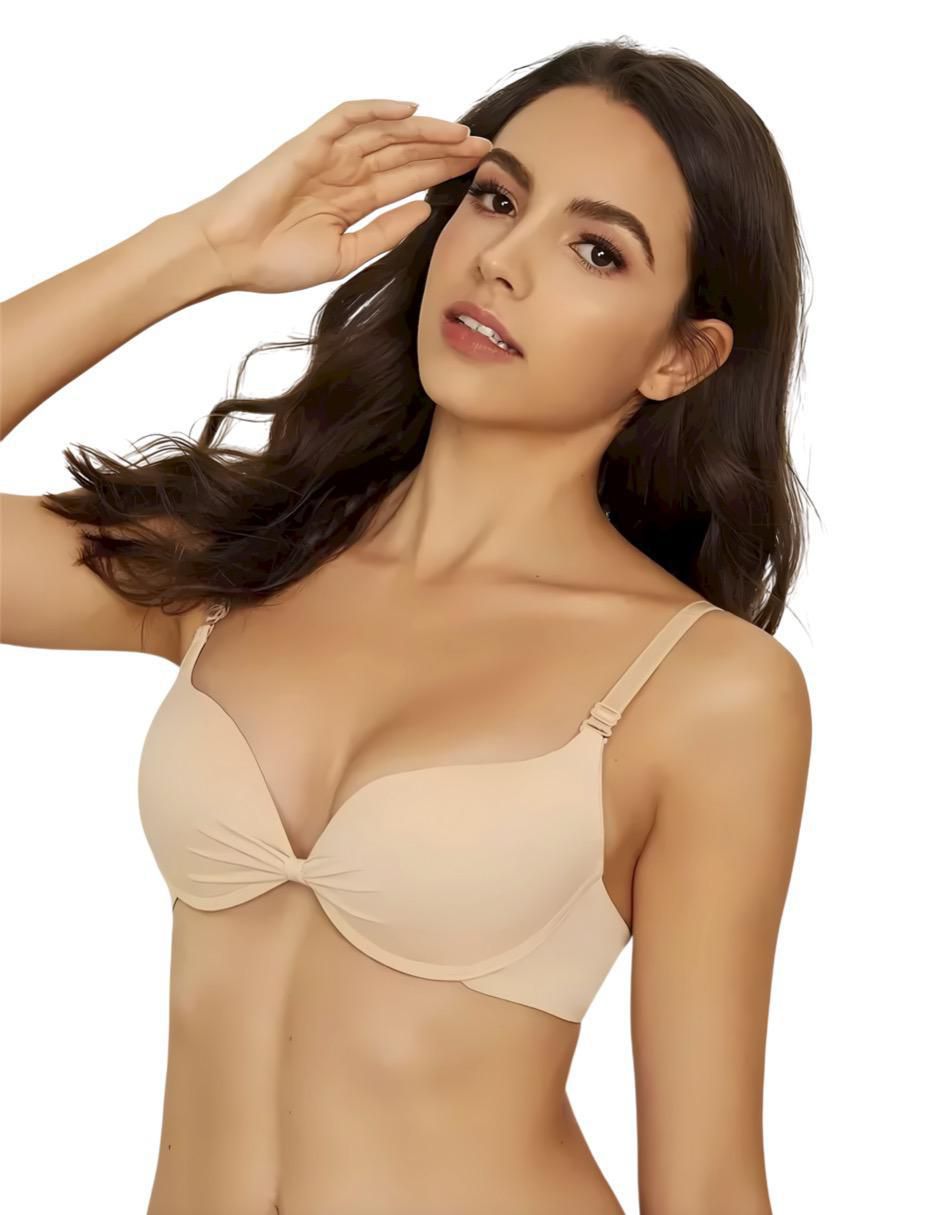 Brassiere corrector media copa seamless para mujer 2