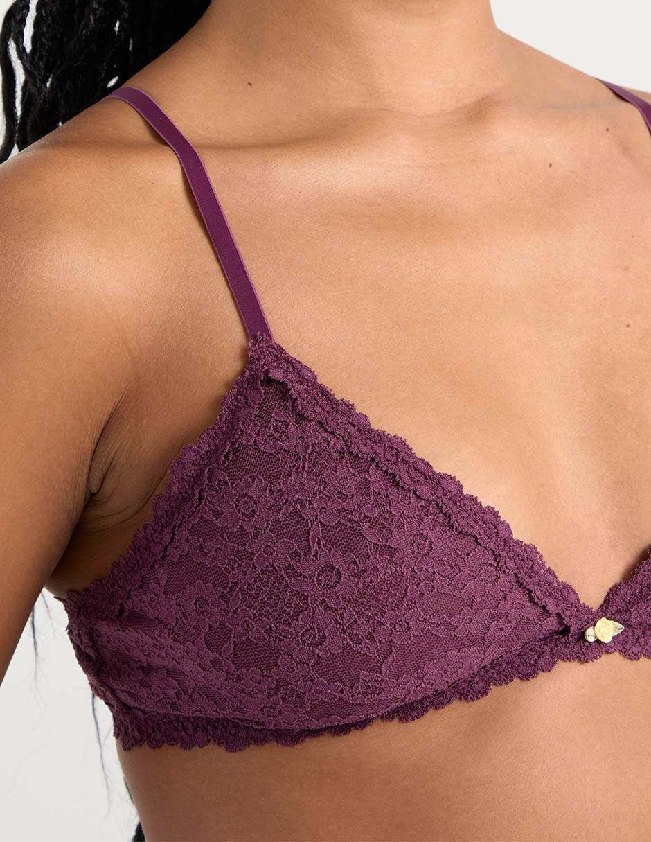 Brassiere bralette copa preformada para mujer 3