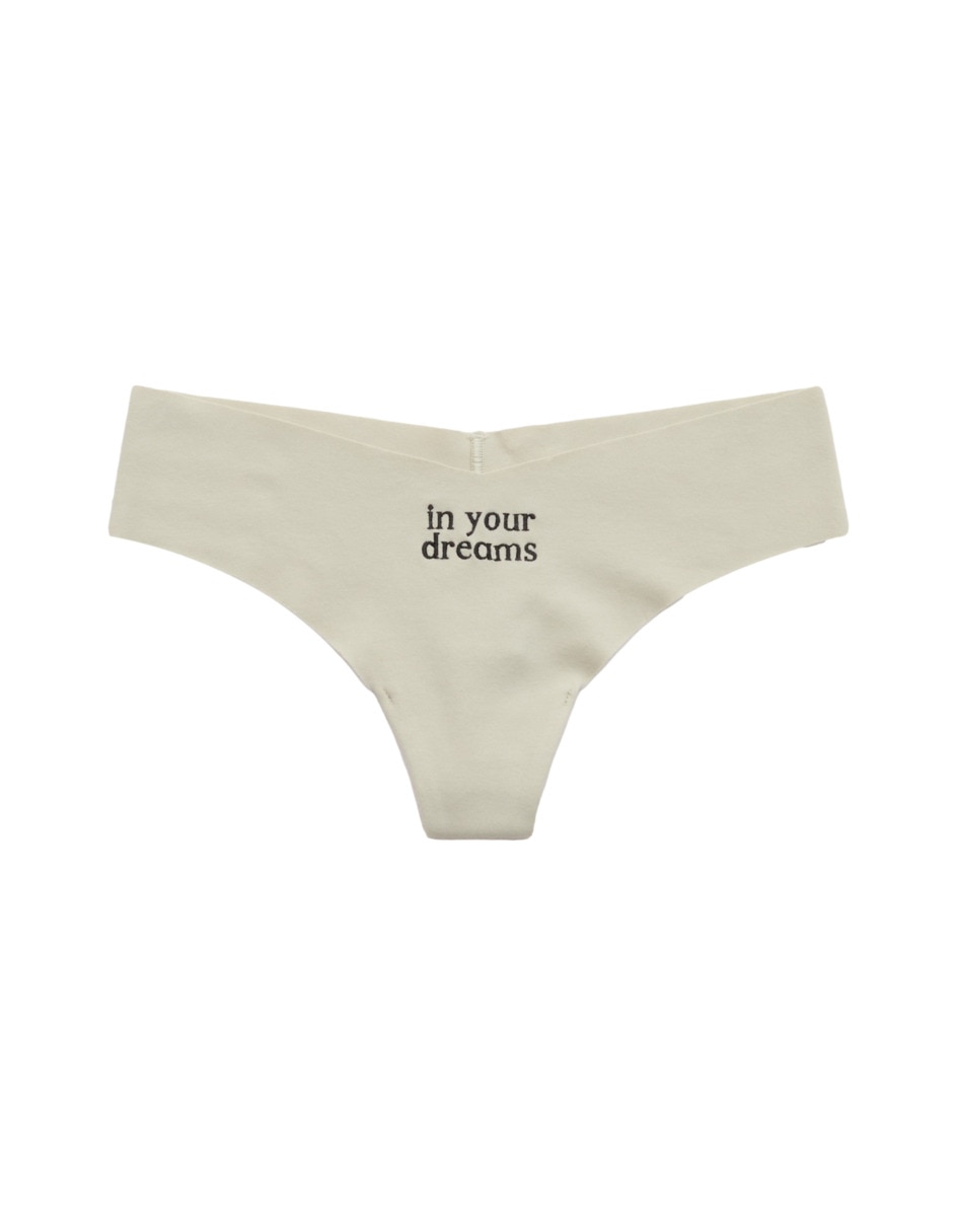 Tanga de algodón para mujer