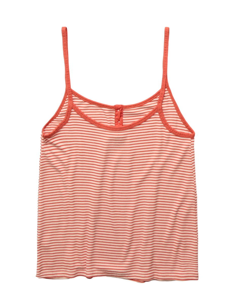 Playera pijama estampado a rayas para mujer 5