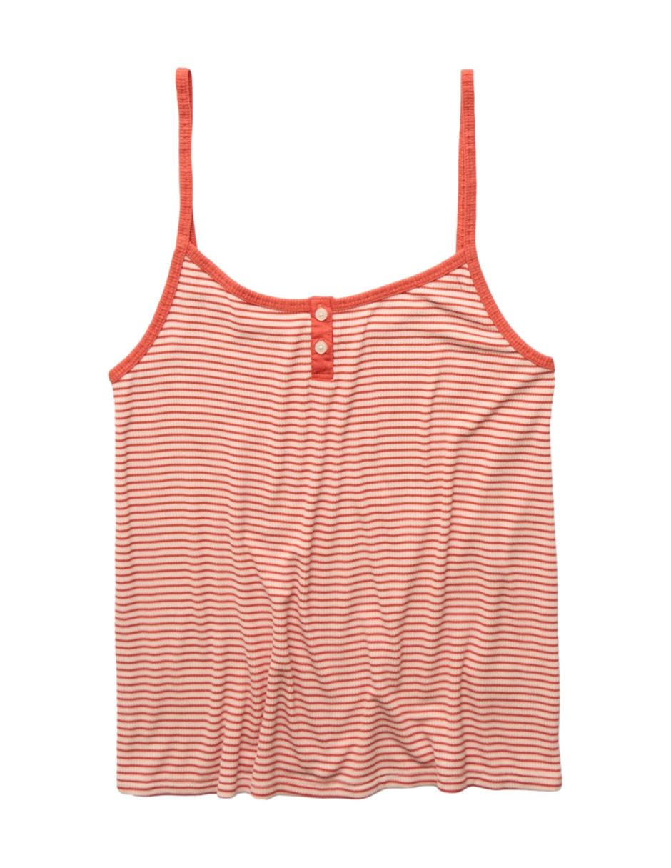 Playera pijama estampado a rayas para mujer 6