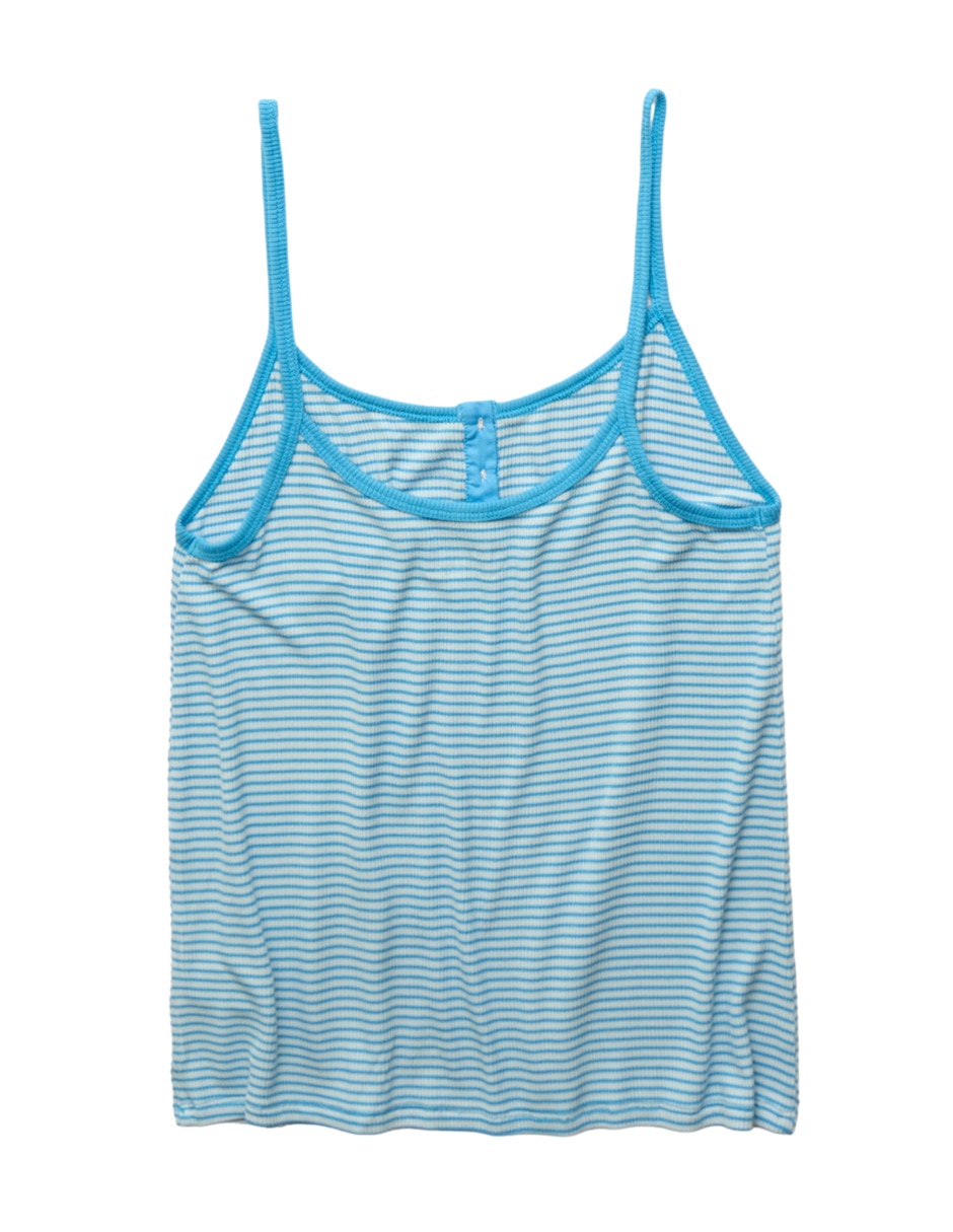 Playera pijama estampado a rayas para mujer 7