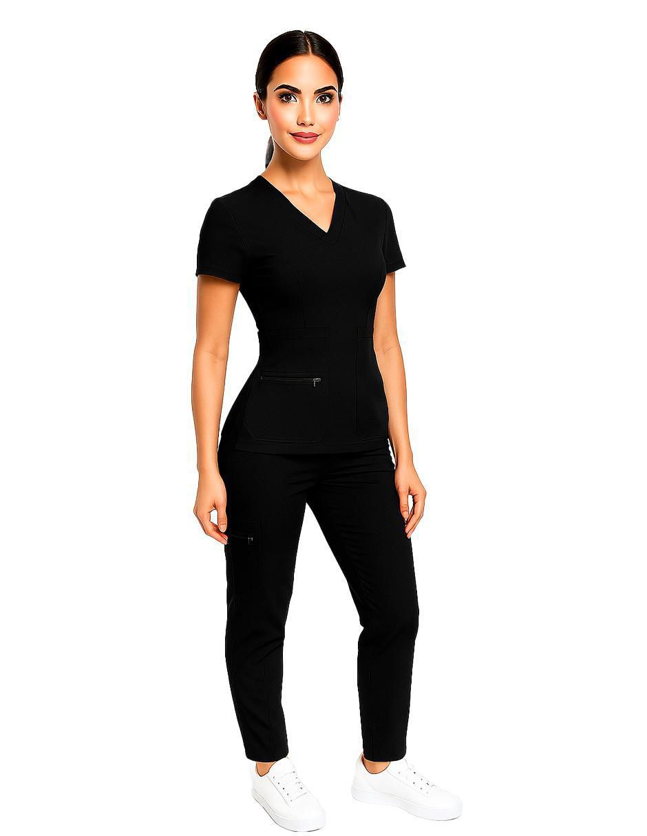 Pijama quirúrgica estilo relajado para mujer 1