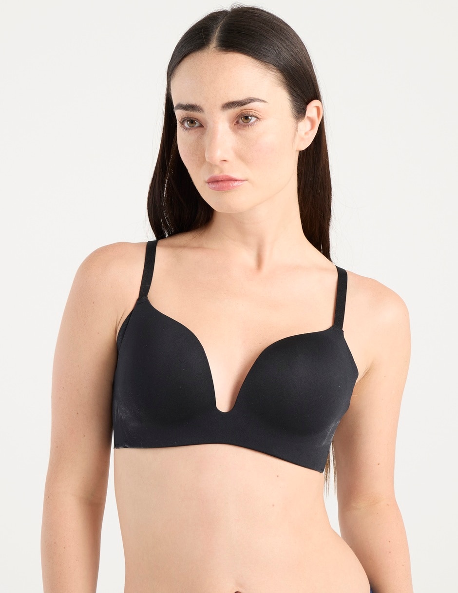 Brassiere escote profundo Berlei copa push up para mujer