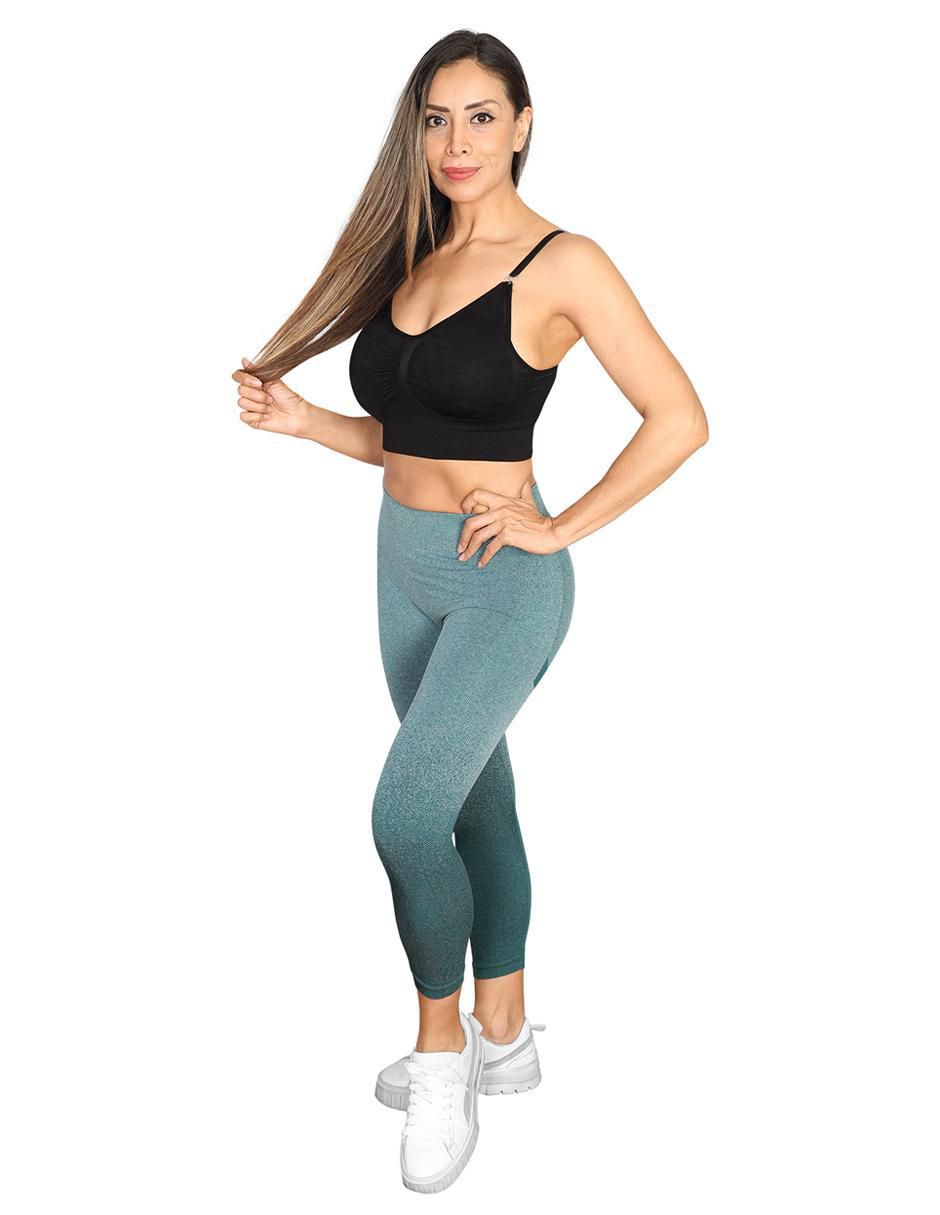 Leggins control de abdomen con compresión alta para mujer