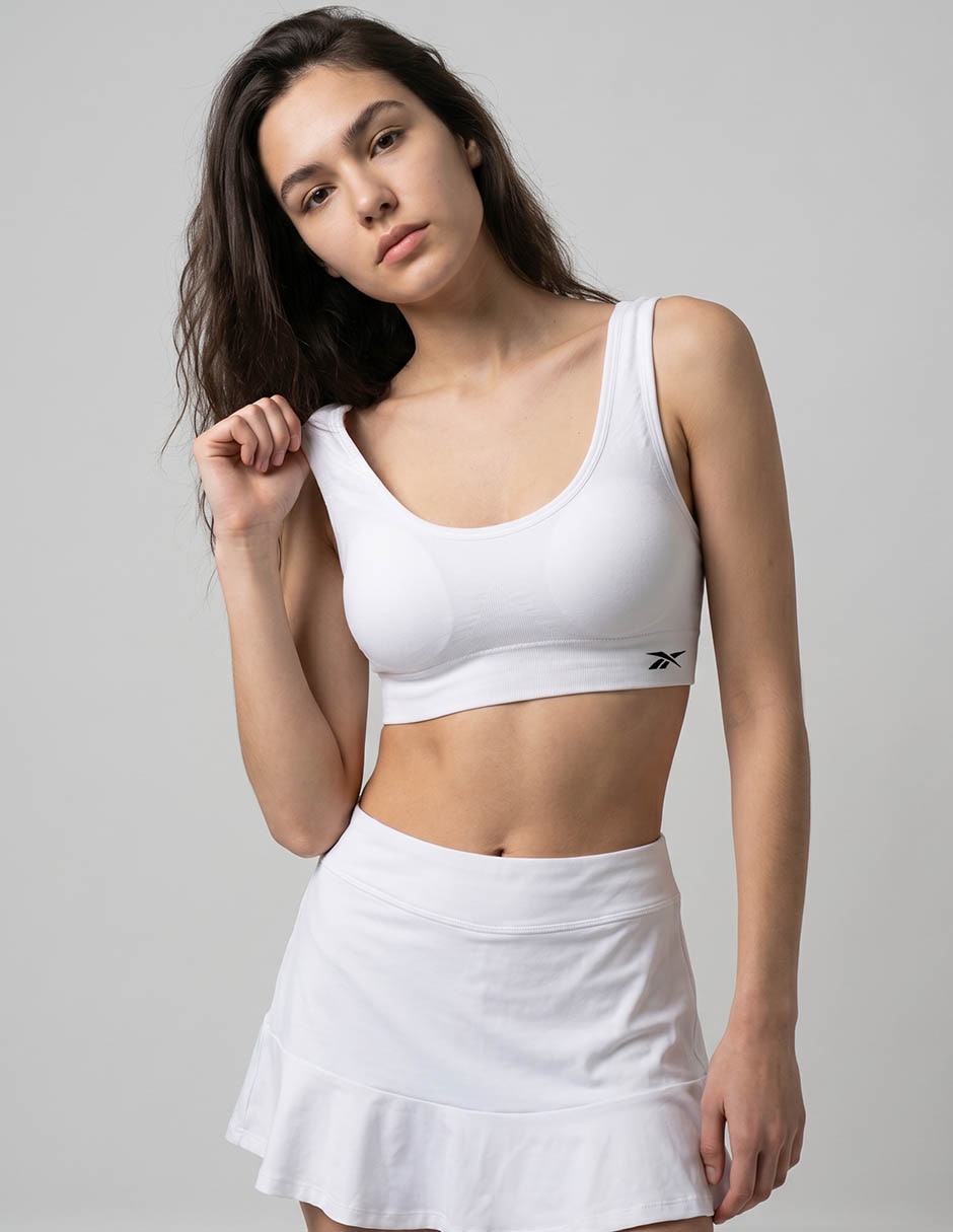 Set brassiere deportivo Reebok con copa para mujer