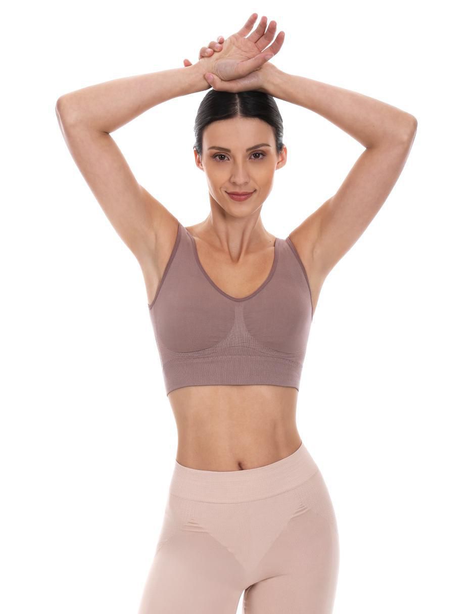 Faja tipo brassiere con compresión alta para mujer