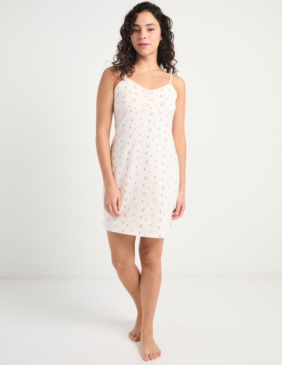 Camisón That's It estampado floral de algodón