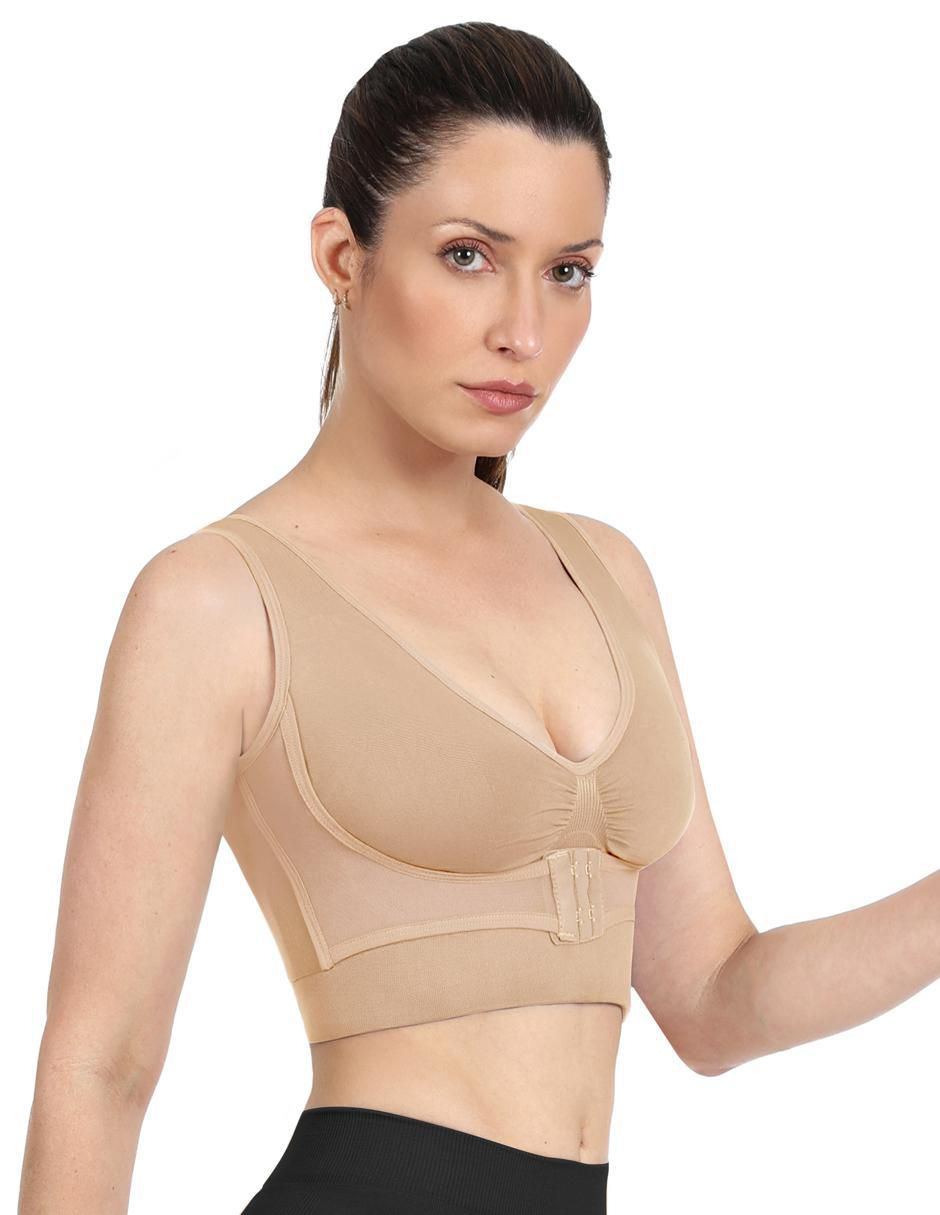 Faja tipo brassiere con compresión alta para mujer