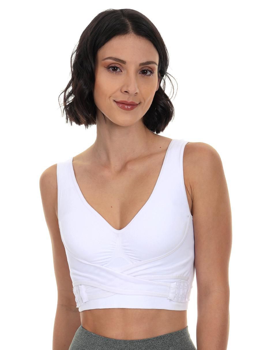 Faja tipo brassiere con compresión alta para mujer