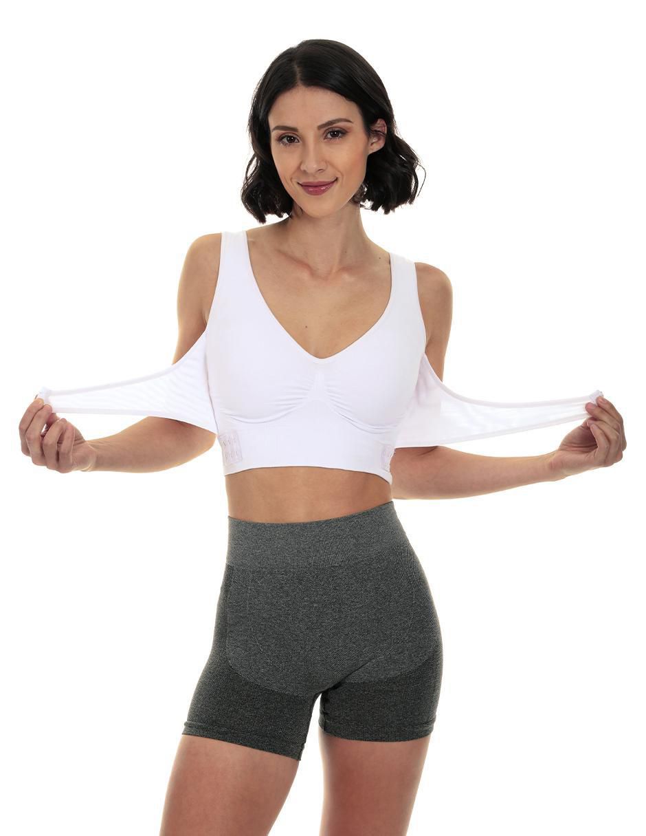 Faja tipo brassiere con compresión alta para mujer