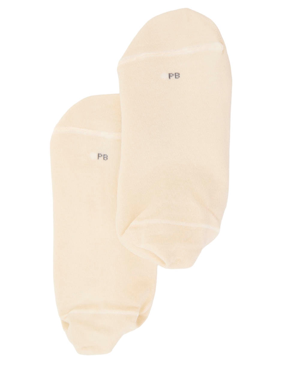 Protector de pie Punto Blanco de algodón para mujer 2 pares