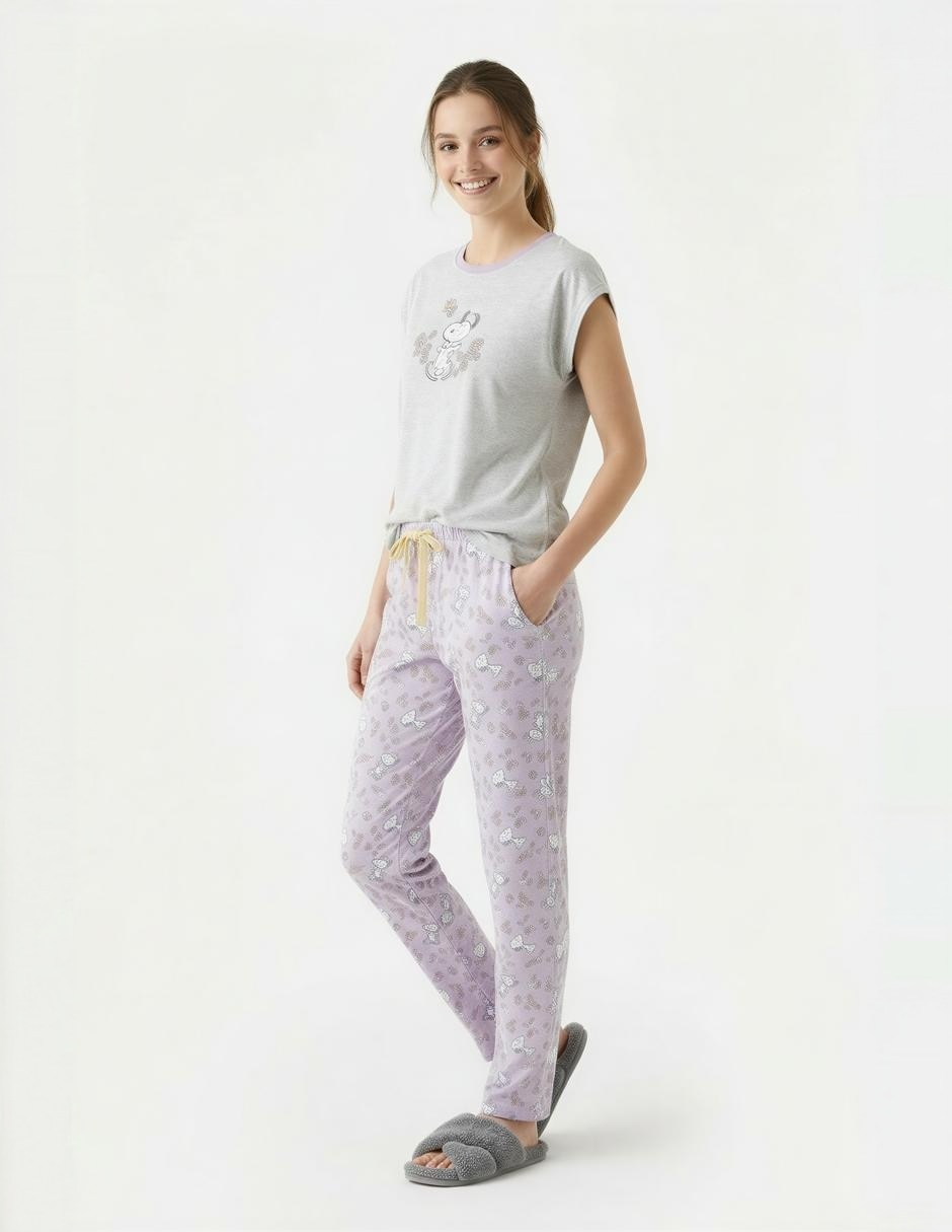 Conjunto pijama Snoopy para mujer