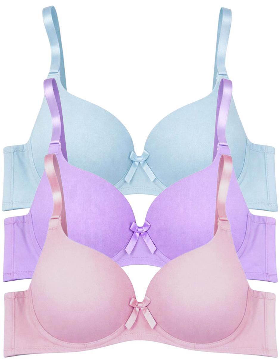 Brassiere copa doble push up seamless para mujer 3
