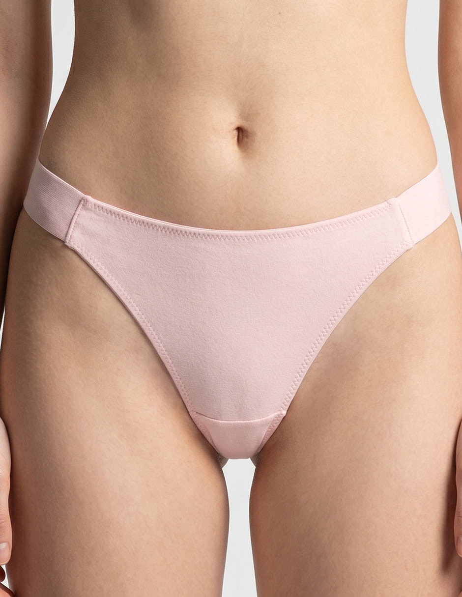 Tanga de algodón para mujer