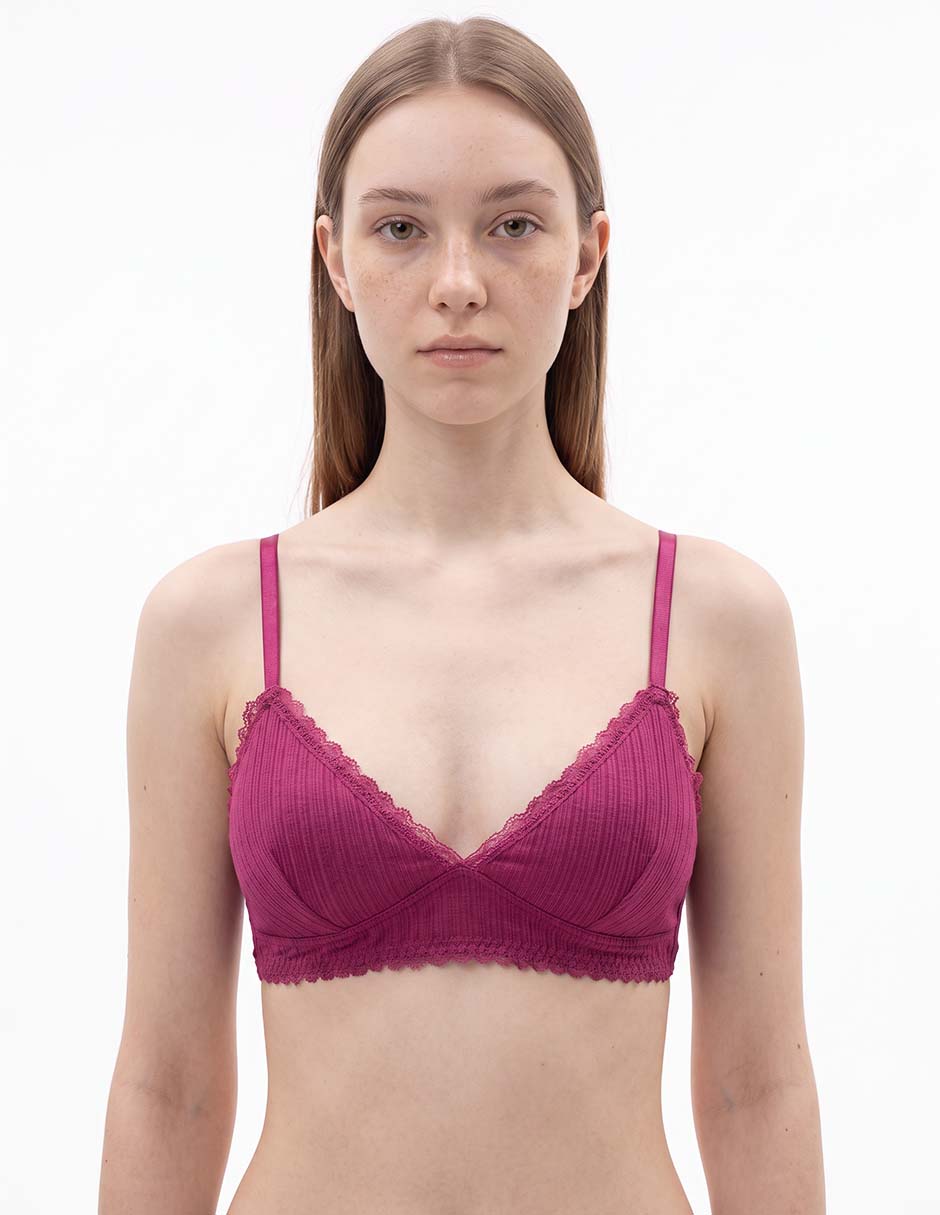 Bralette con copa para mujer