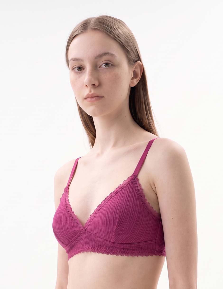 Bralette con copa para mujer