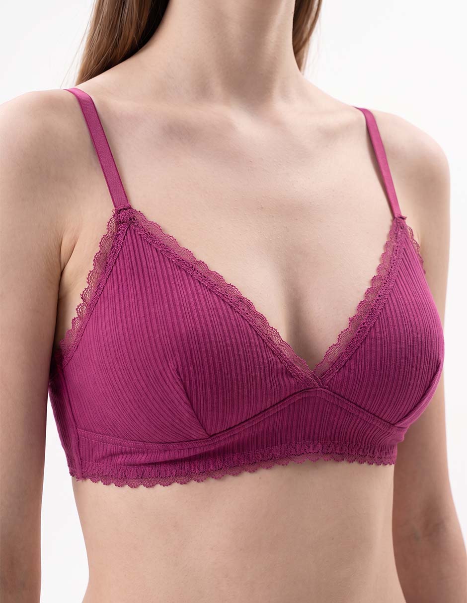 Bralette con copa para mujer