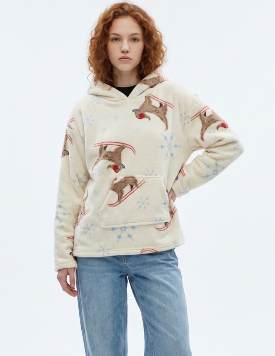 Sudadera con capucha para mujer 1