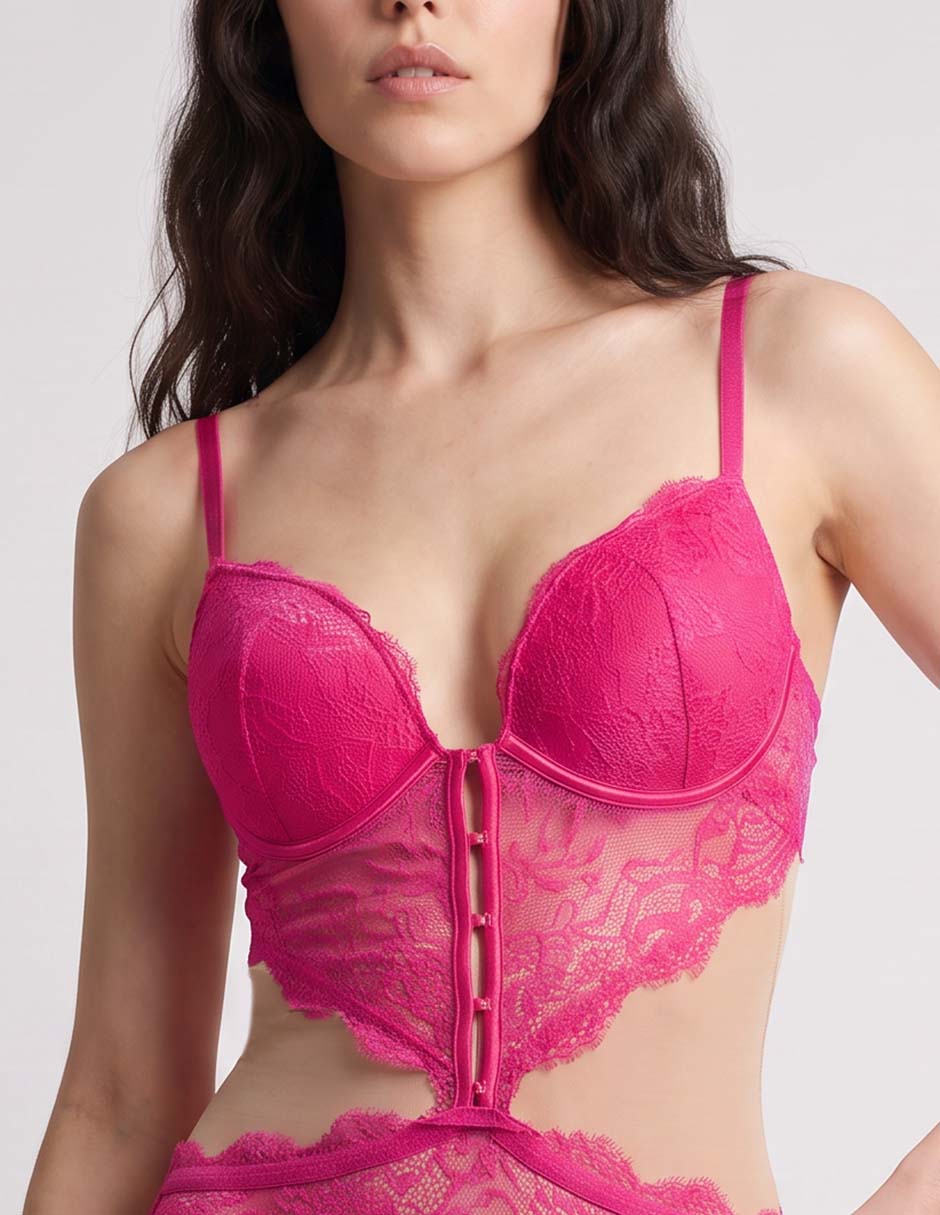 Body escote medio para mujer 7