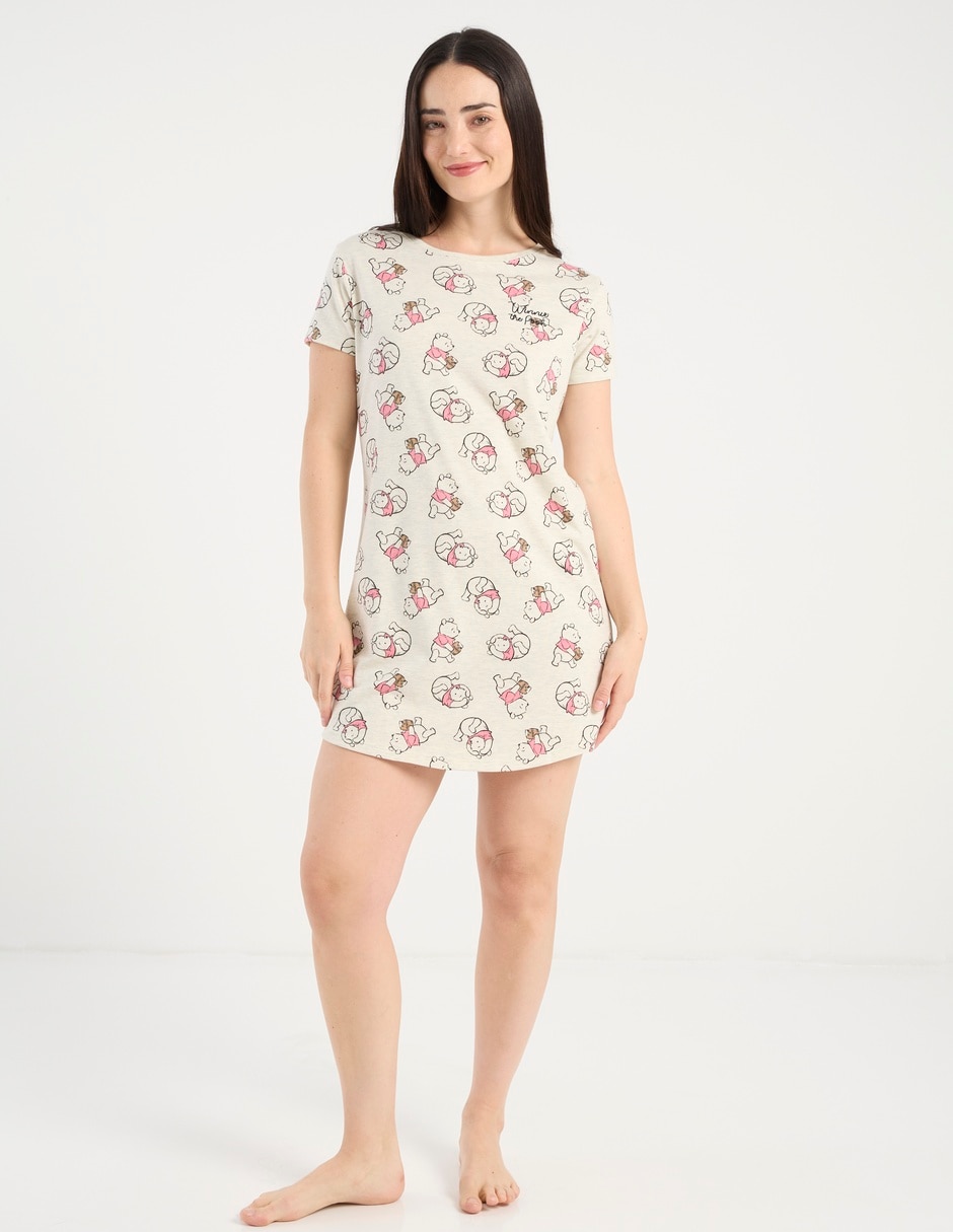 Camisón "estampado" liso "de" poliéster 7