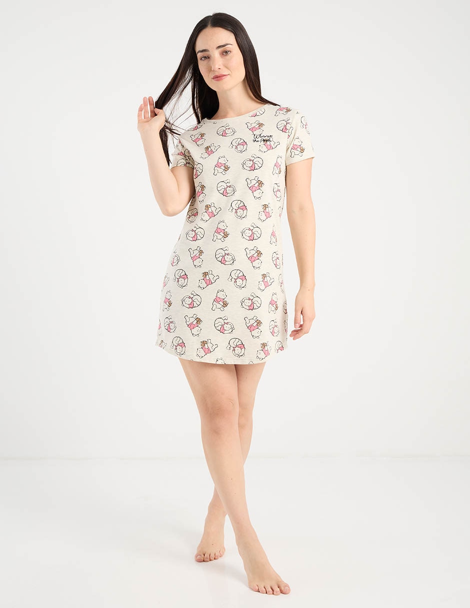 Camisón "estampado" liso "de" poliéster 8