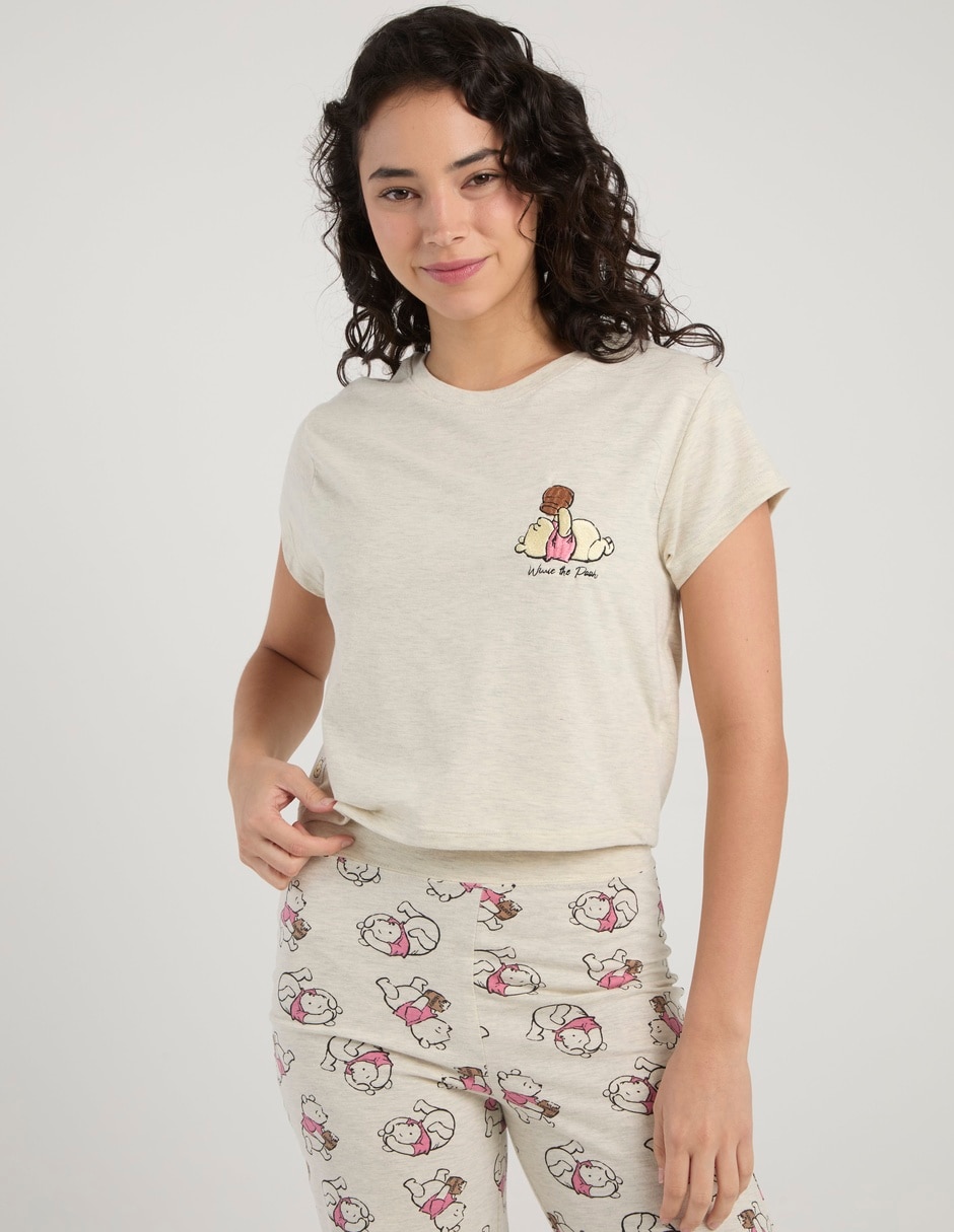 "conjunto pijama" pooh winnie pooh "para mujer" 9
