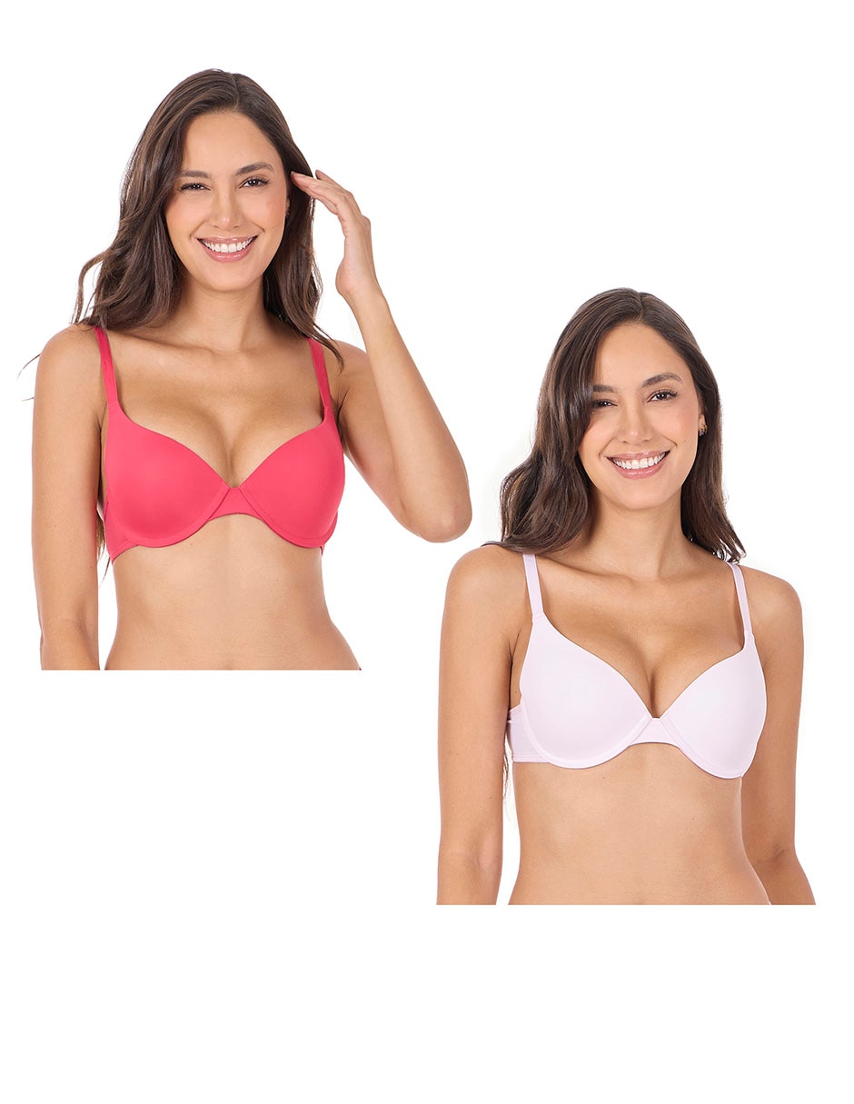 Set brassiere demi Skiny con copa para mujer