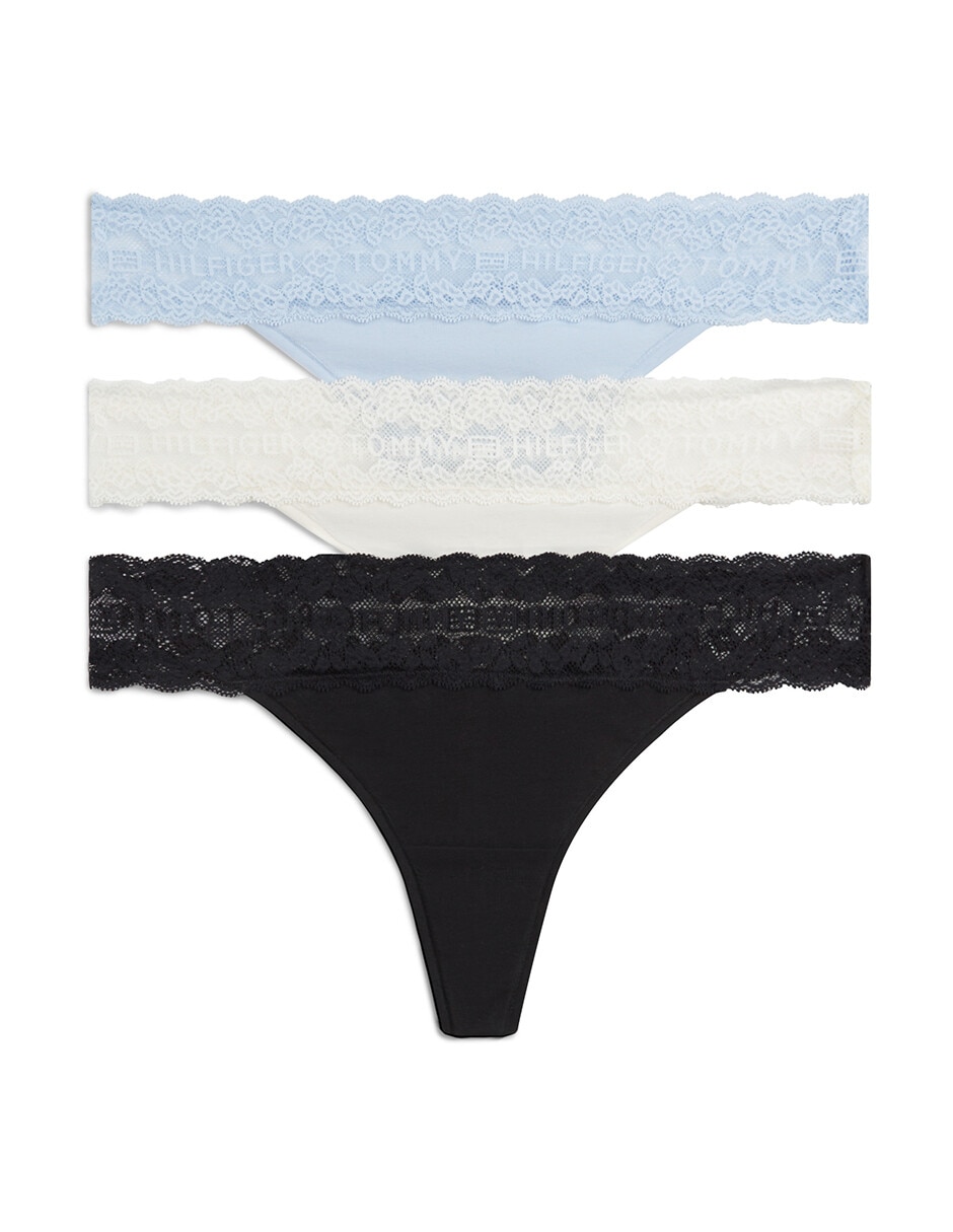 Tanga de algodón para mujer