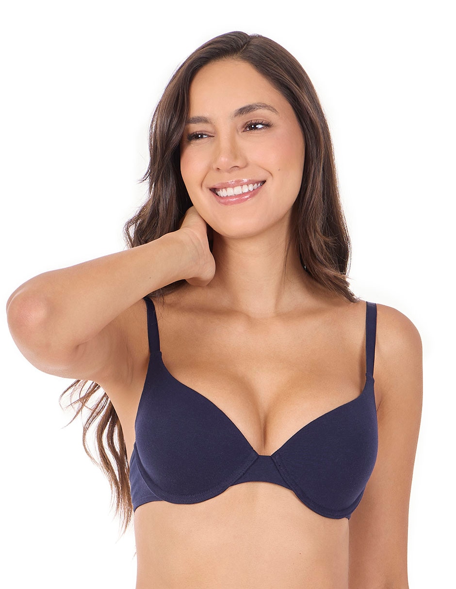 T-shirt bra skiny con copa para mujer
